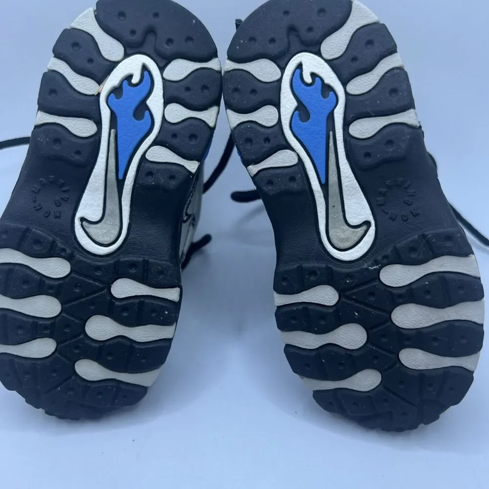 Nike Little Air Metal Max 2 Gray Black Silver Infants Size 5c Y2K EUC